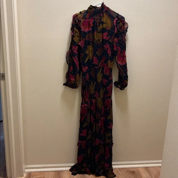 Farm Rio blue patterned dress - Picture 5 of 8